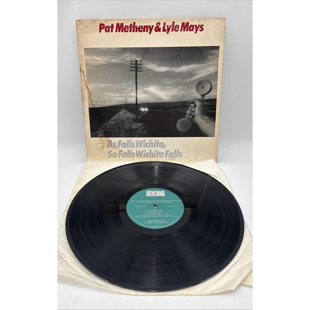 Pat Metheny Lyle Mays As Falls Wichita So Falls Wichita Falls LP ECM-1-1190 VG+